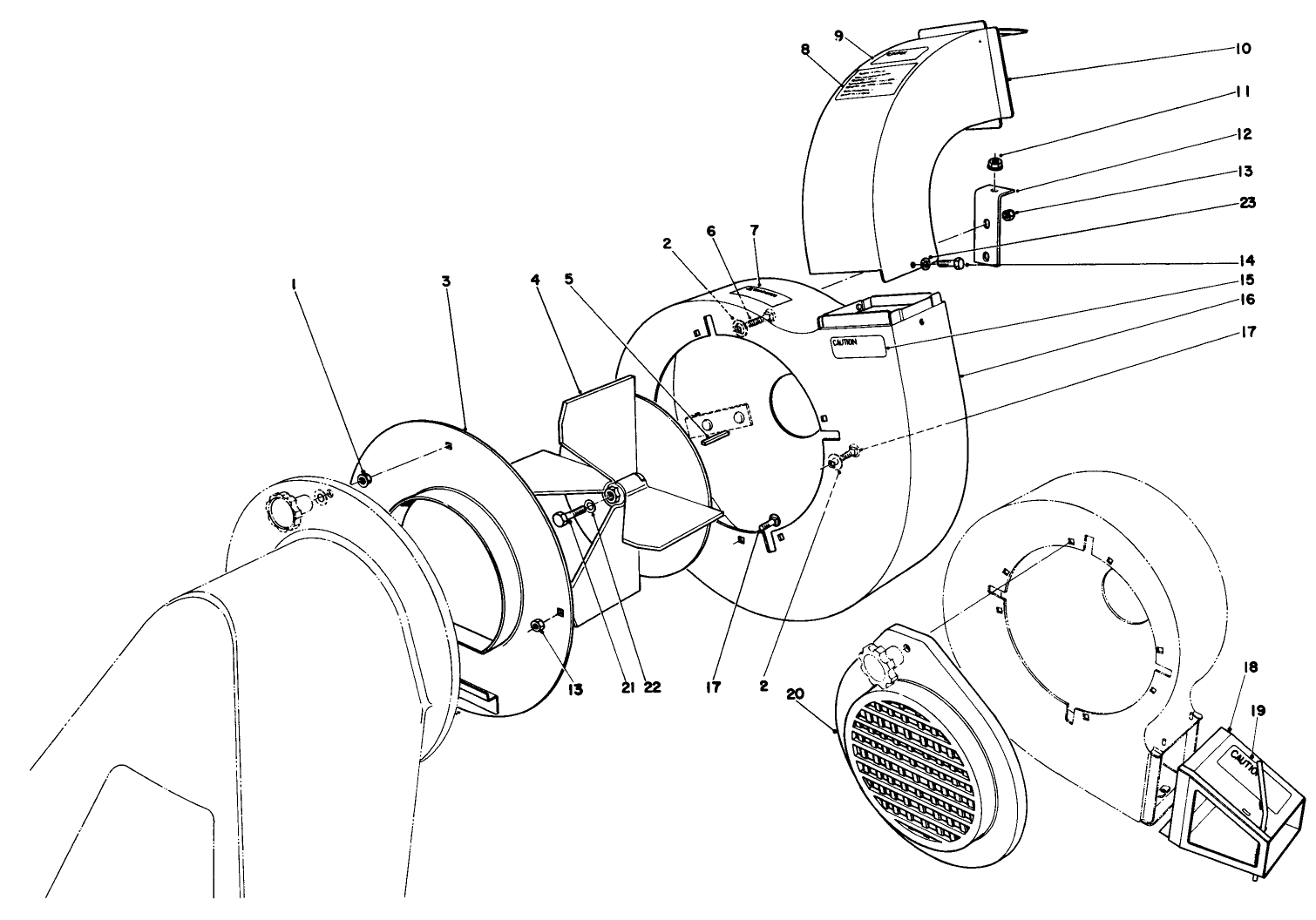 Blower Assembly (model 62912 & 62923)