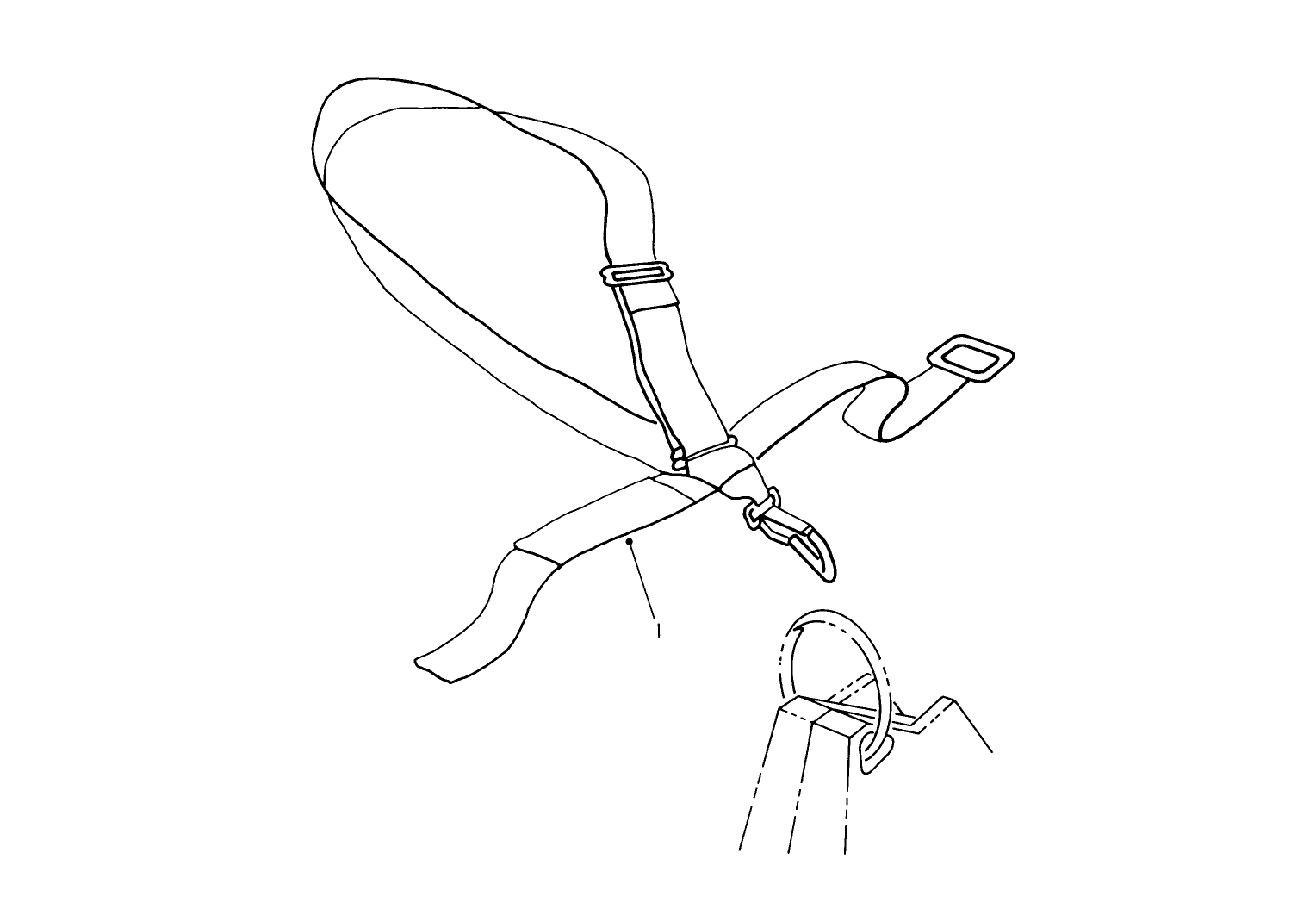 Deluxe Shoulder Belt Harness (optional)