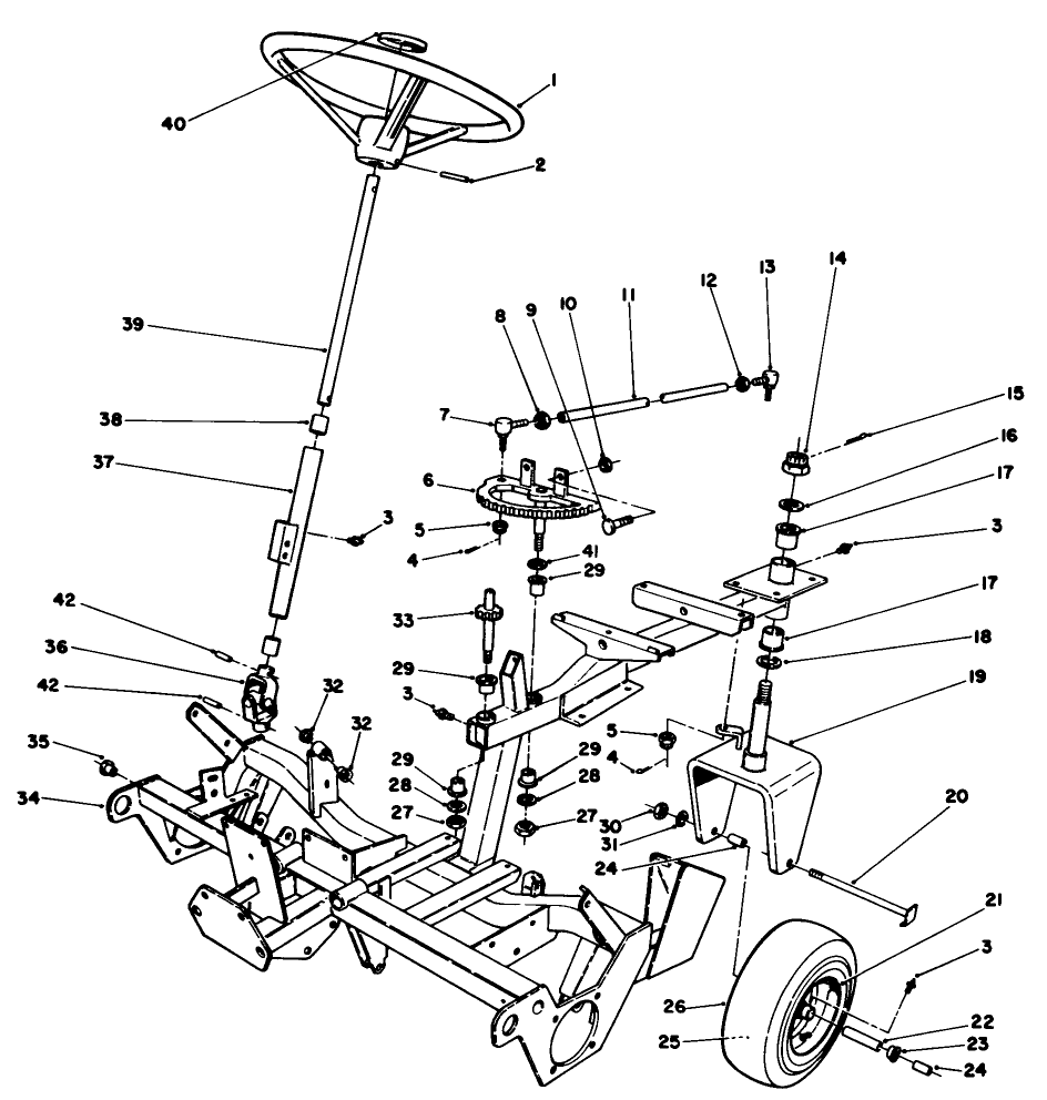 Frame And Steering Assembly