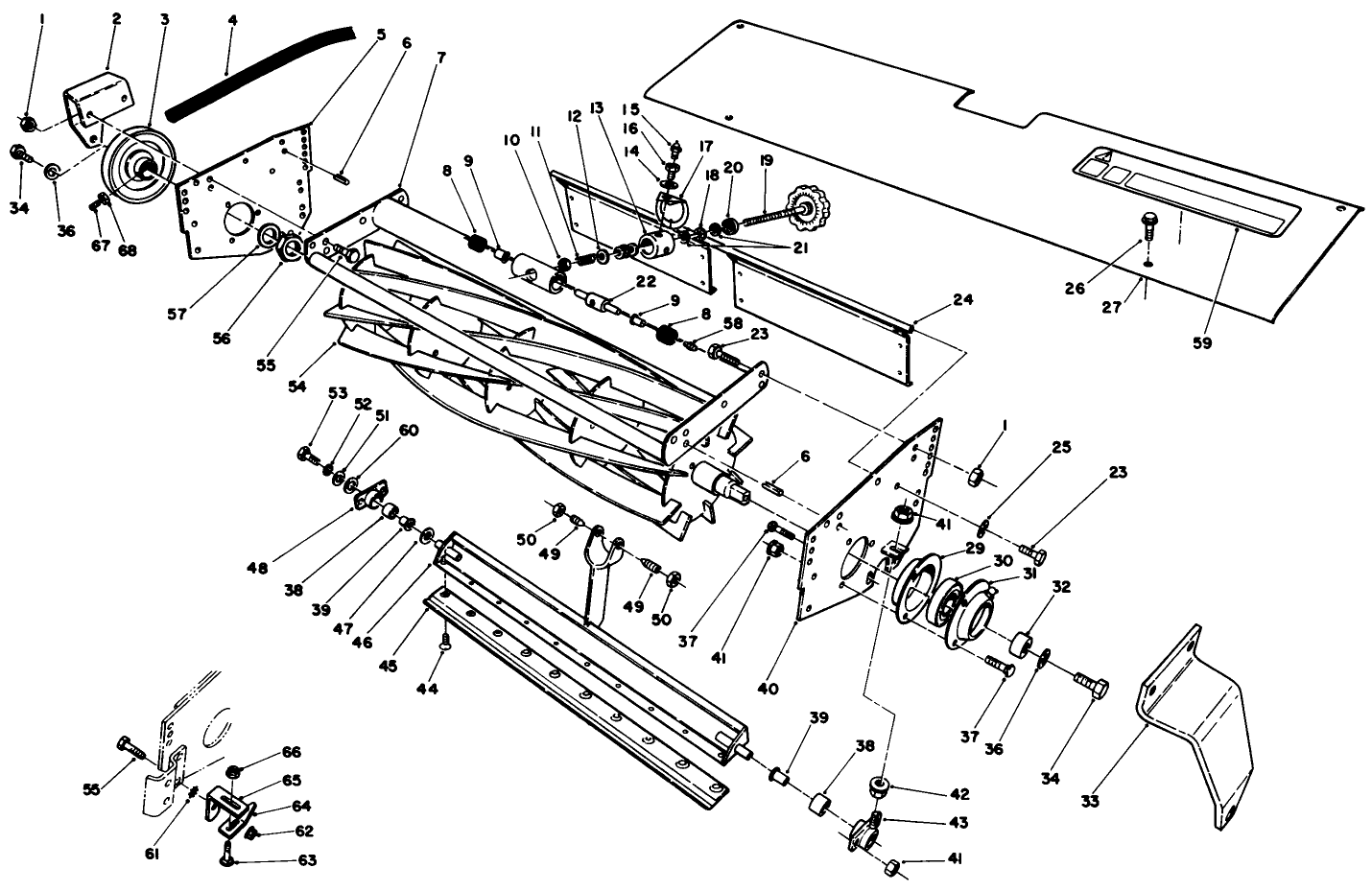 8 & 11 Blade Cutting Unit Assembly (continued)