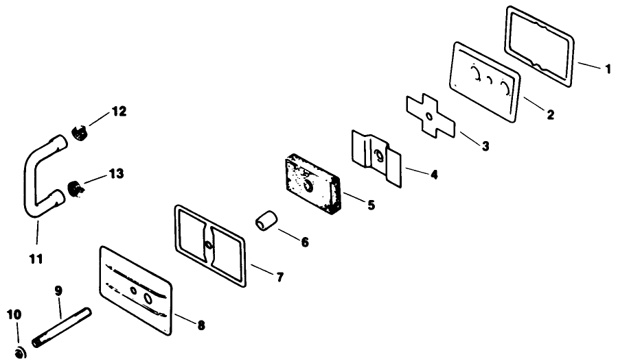 Breather & Vent-Engine Kohler Model No. M16qs Spec No. 711563