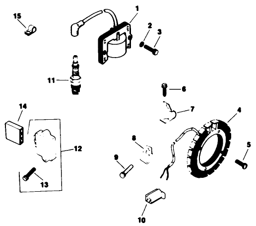 Ignition-Engine Kohler Model No. M16qs Spec No. 711563