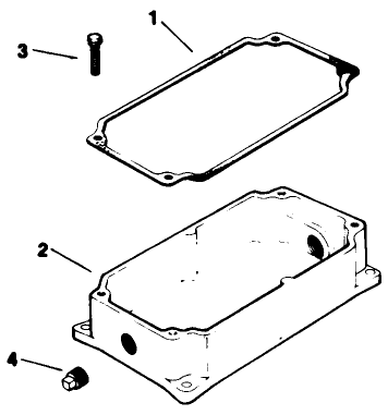 Oil Pan-Engine Kohler Model No. M16qs Spec No. 711563