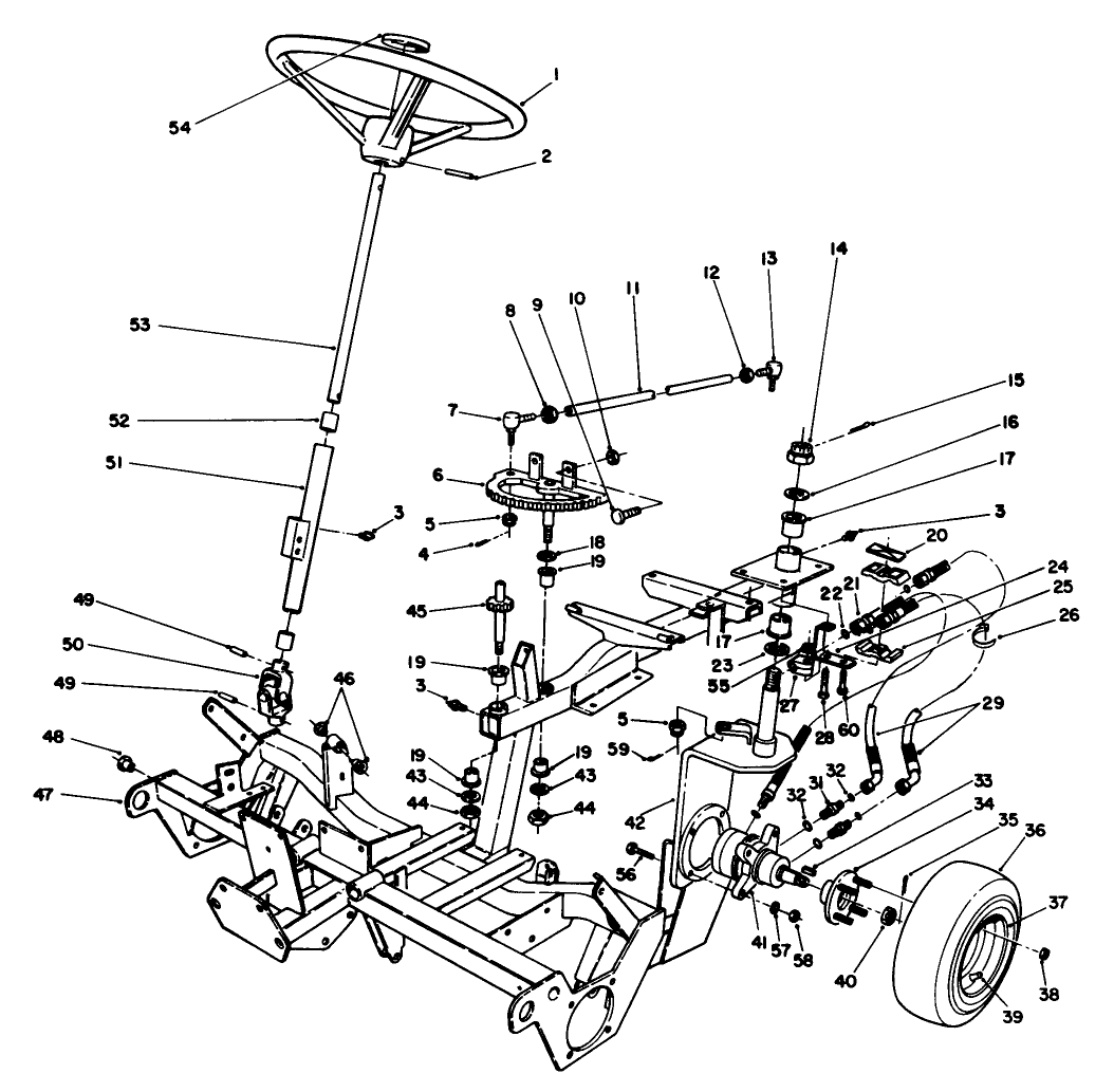 Frame And Steering Assembly