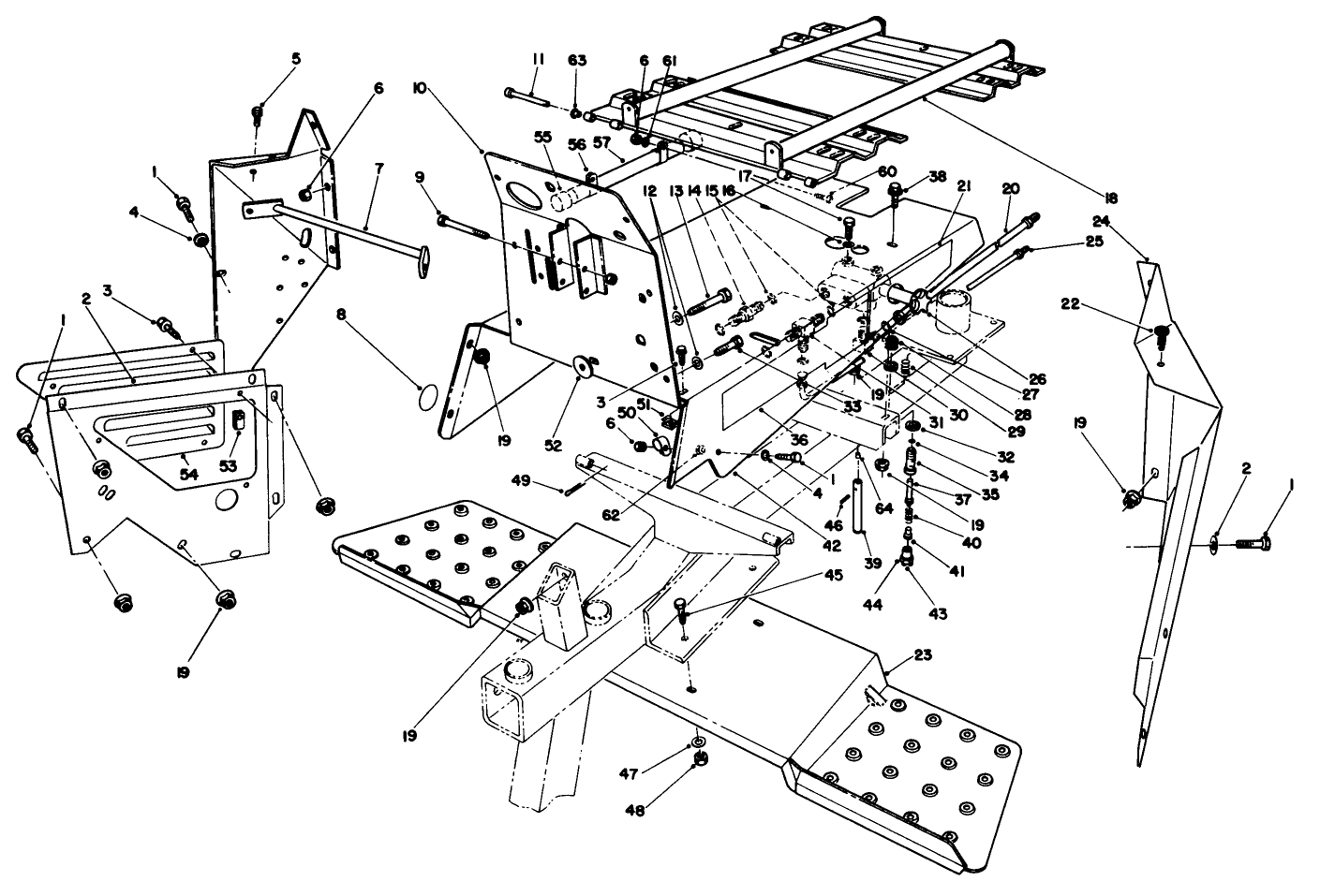 Instrument Panel & Seat Support Assembly
