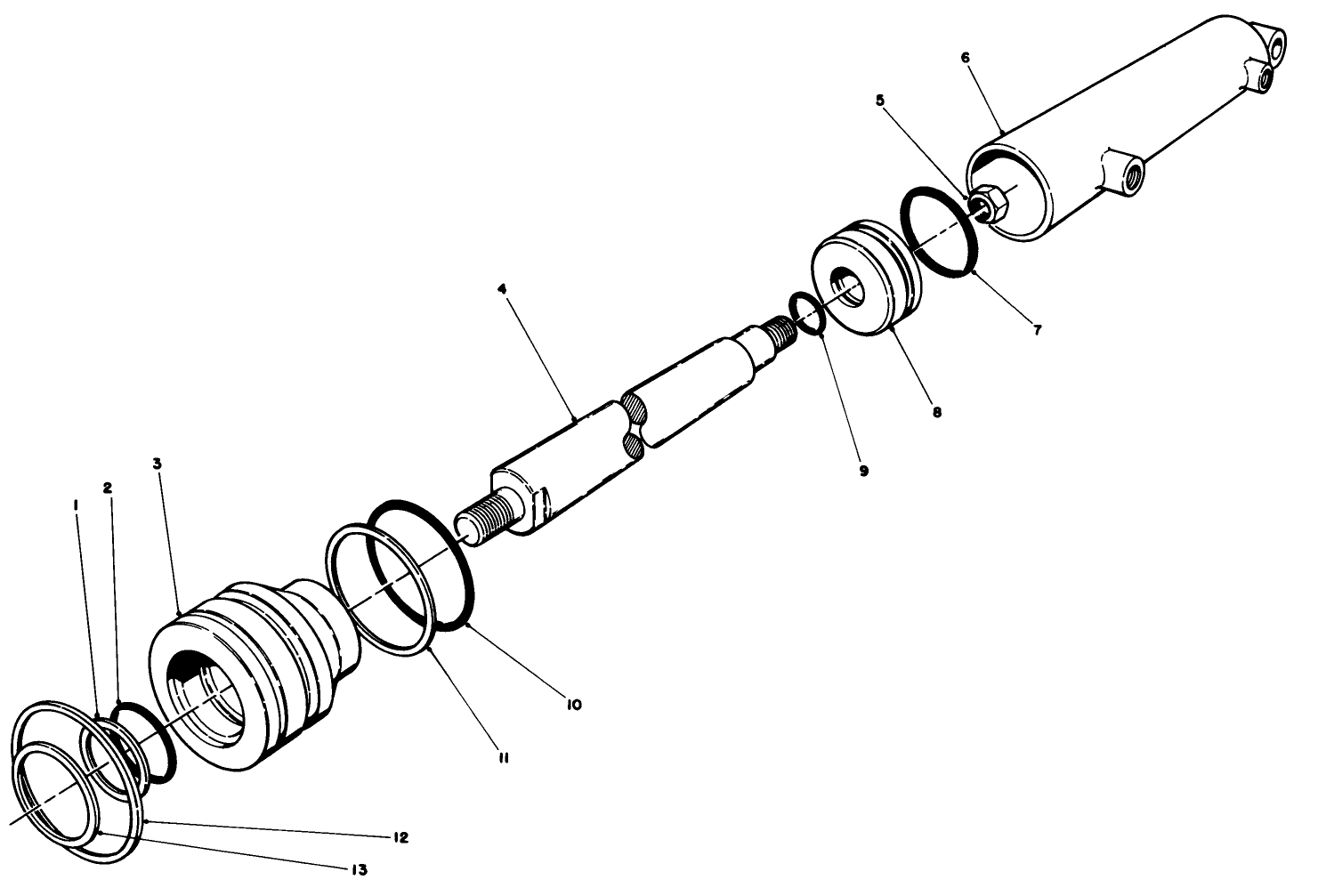 Hydraulic Cylinder Assembly No. 76-0020