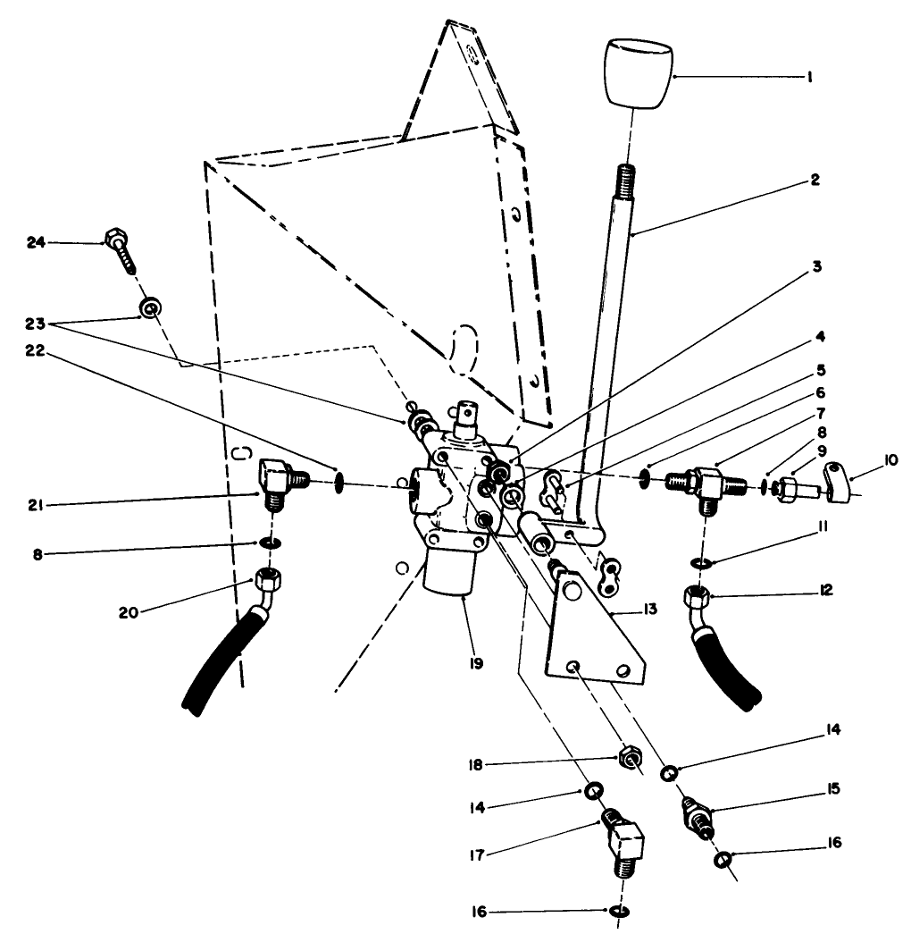 Cutting Unit Lift Control Valve Assembly
