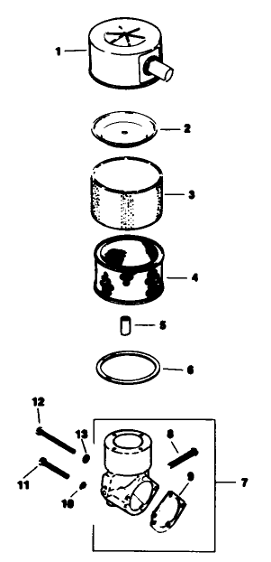 Air Intake-Engine Model No. M16qs Spec No. 711563