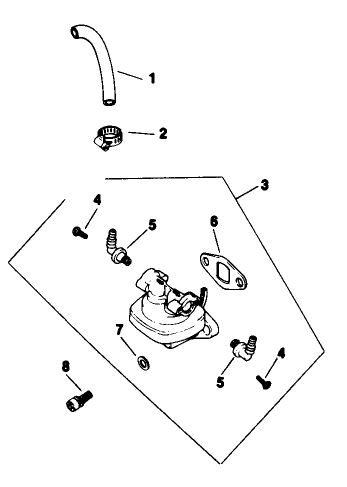 Fuel Pump-Engine Model No. M16qs Spec No. 711563