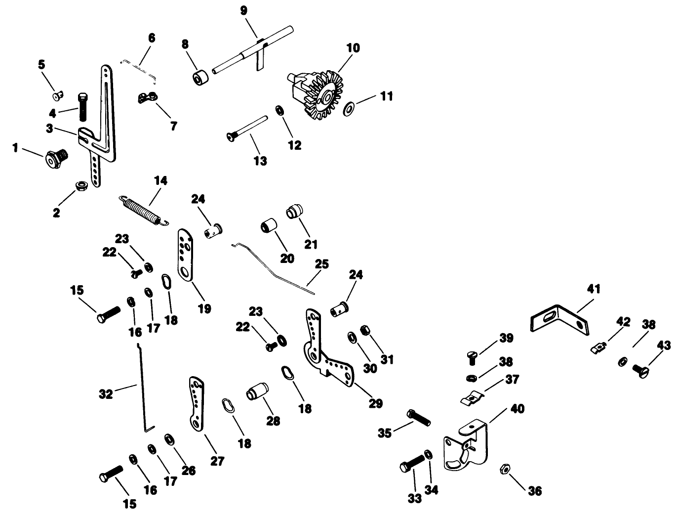 Governor-Engine Model No. M16qs Spec No. 711563