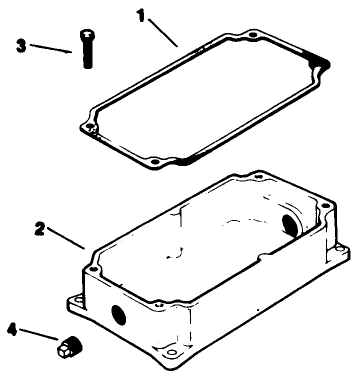 Oil Pan-Engine Model No. M16qs Spec No. 711563