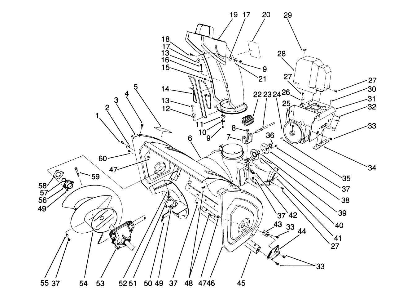Housing & Chute Assembly