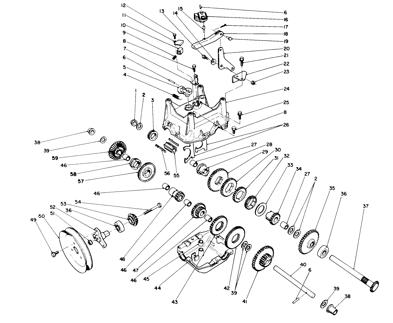 Transmission Assembly No. 66-8030