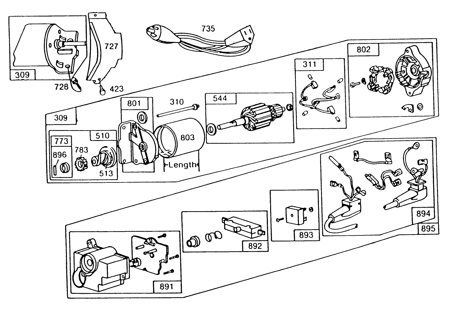 120v Electric Starter Motor No. 37-4630 (optional)