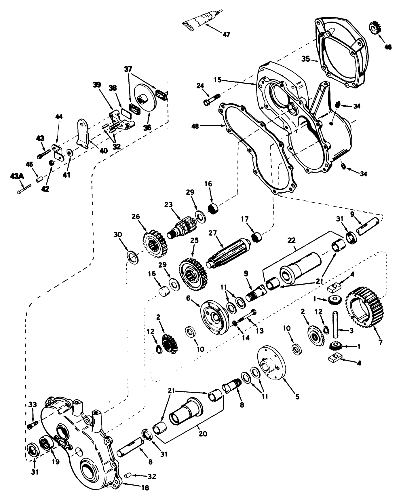 Gear Reduction & Differential No. 1310-001a