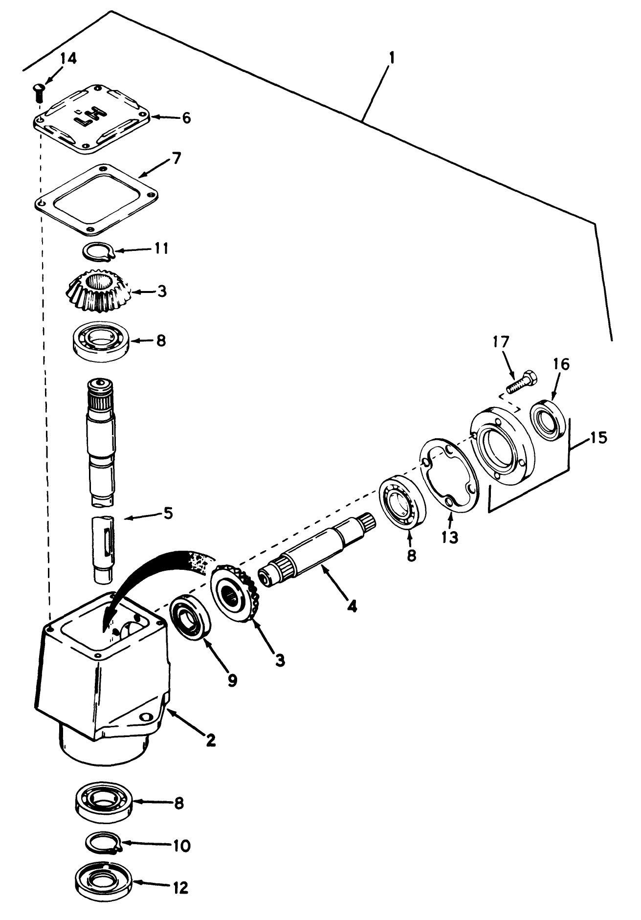Grass Collection System Model No. 30751 & 30576 (optional)(continued) Gear Box Assembly Model No. 4398-P91