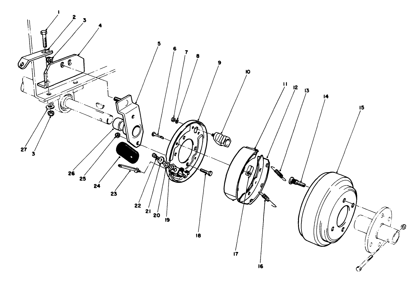 Brake Kit Model No. 30758 (optional)