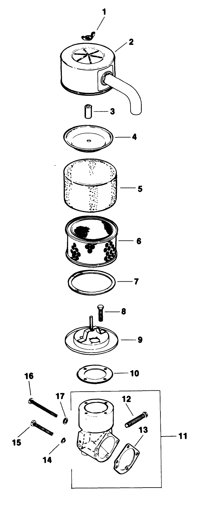 Air Intake-Engine Kohler Model No. M18qs-24657