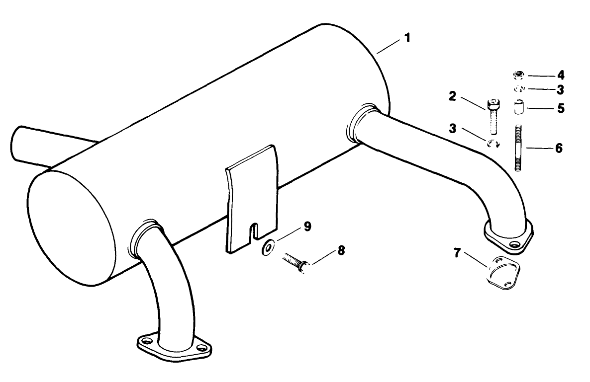 Exhaust-Engine Kohler Model No. M18qs-24657 (continued)