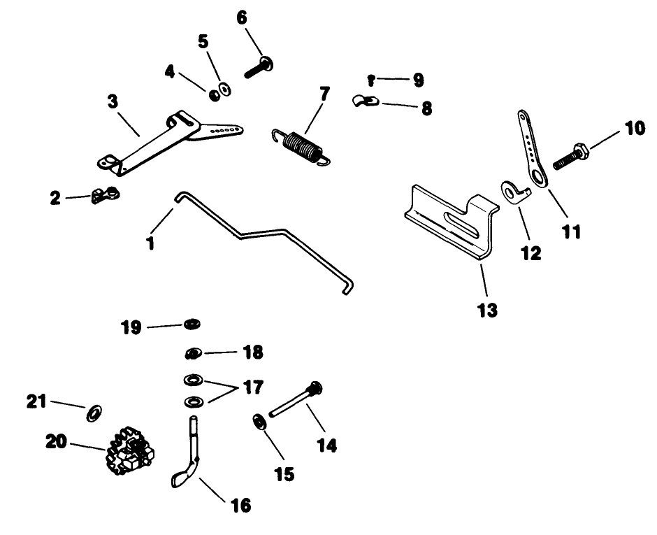 Governor-Engine Kohler Model No. M18qs-24657 (continued)