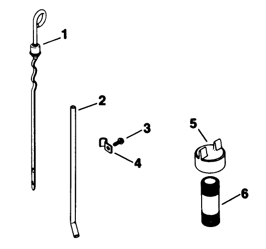 Dipstick-Engine Kohler Model No. M18qs-24657 (continued)