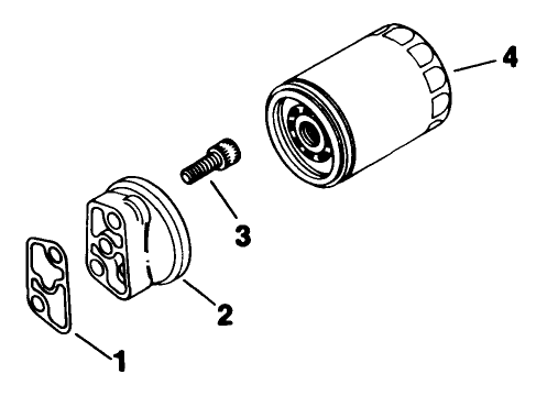Oil Filter-Engine Kohler Model No. M18qs-24657 (continued)