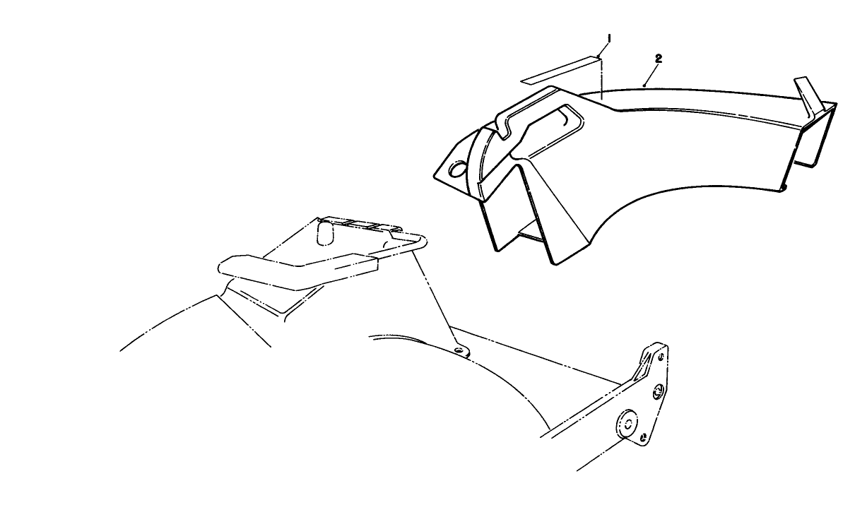 Side Discharge Chute Model No 59168 (optional)