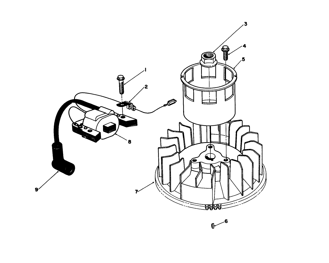 Magneto & Flywheel Assembly (model Vml0-2)