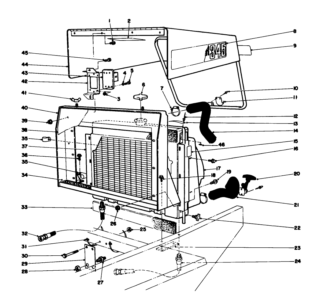 Radiator & Hood Assembly