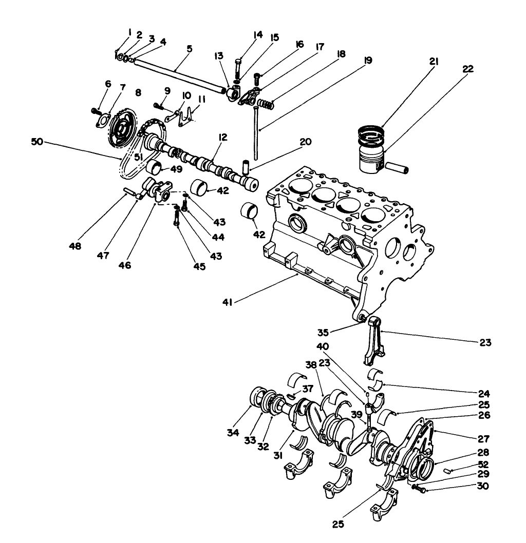 Crankshaft & Camshaft Assembly