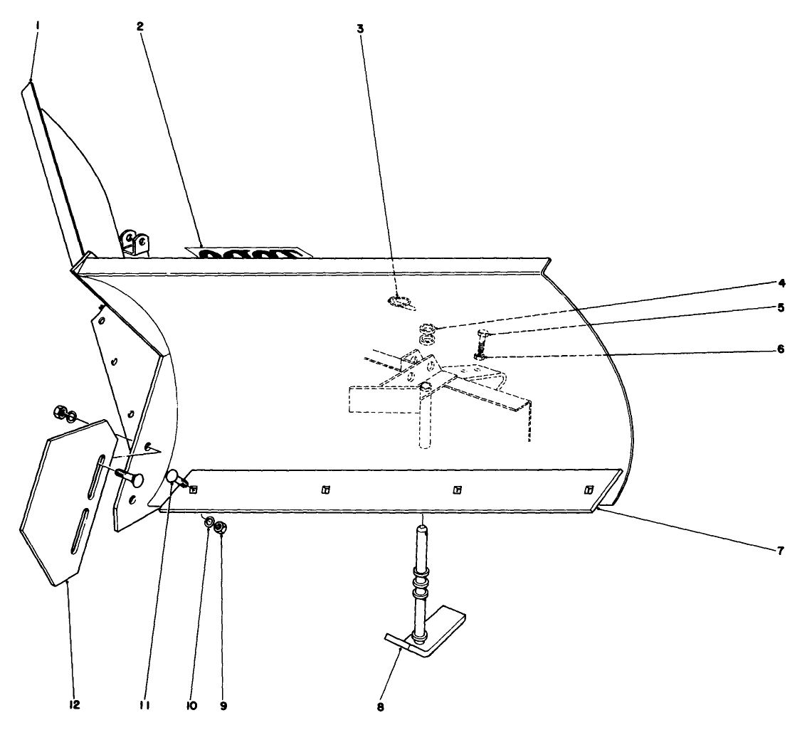 V-Plow Model No. 30750 (optional)