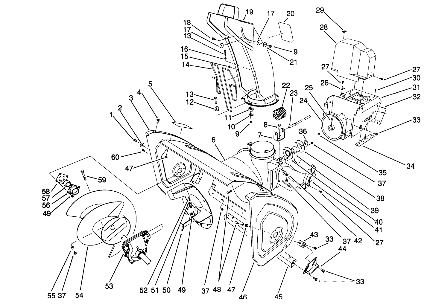 Housing & Chute Assembly