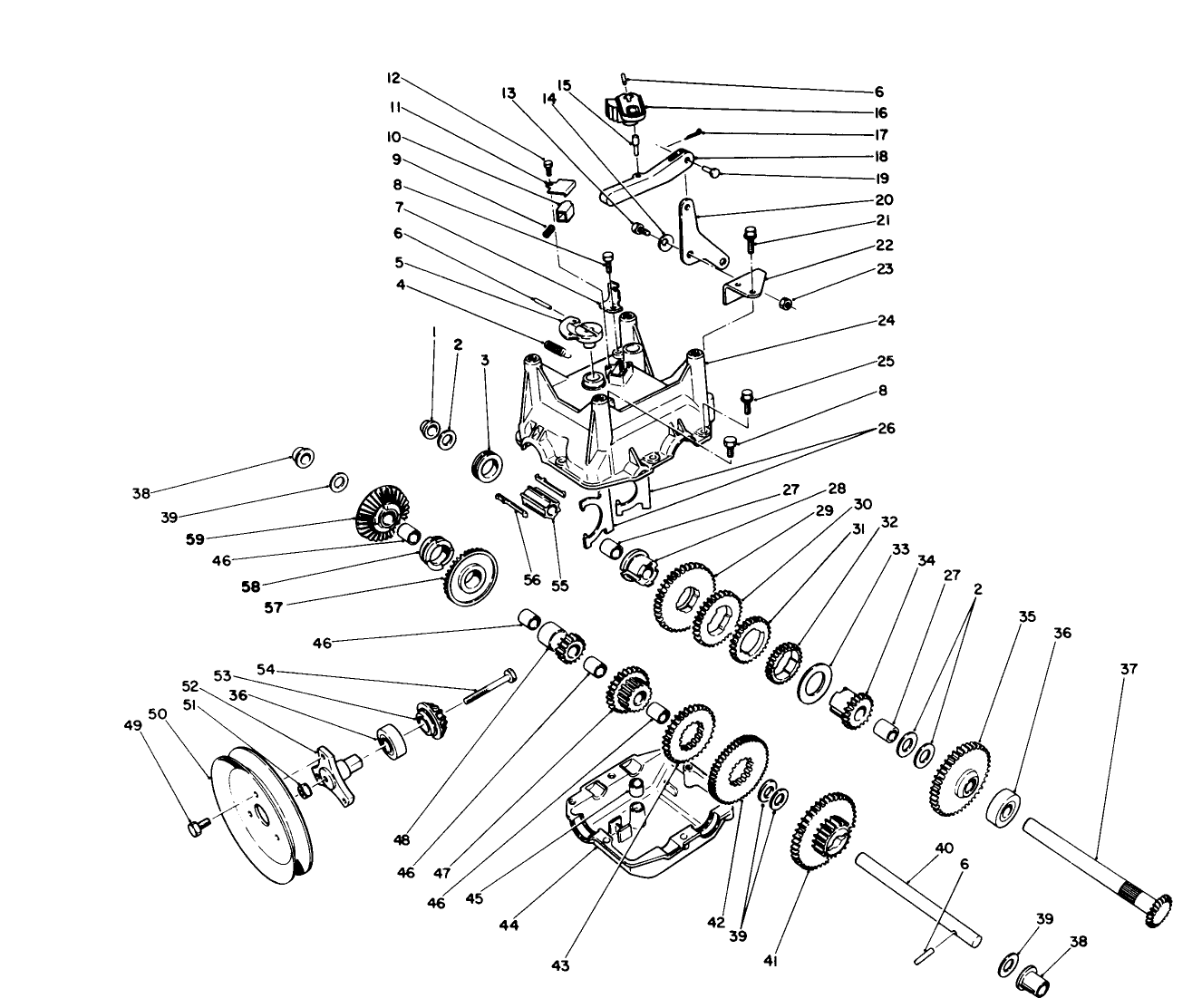 Transmission Assembly No. 66-8030