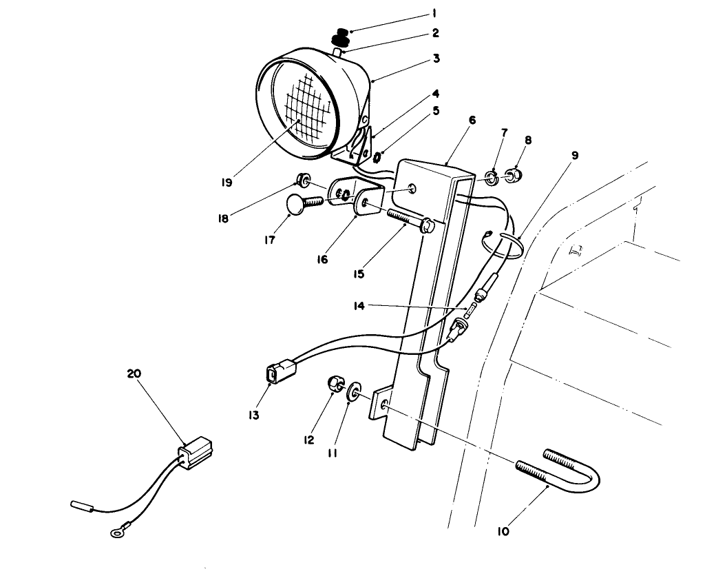 Light Kit No. 66-7940 (optional)