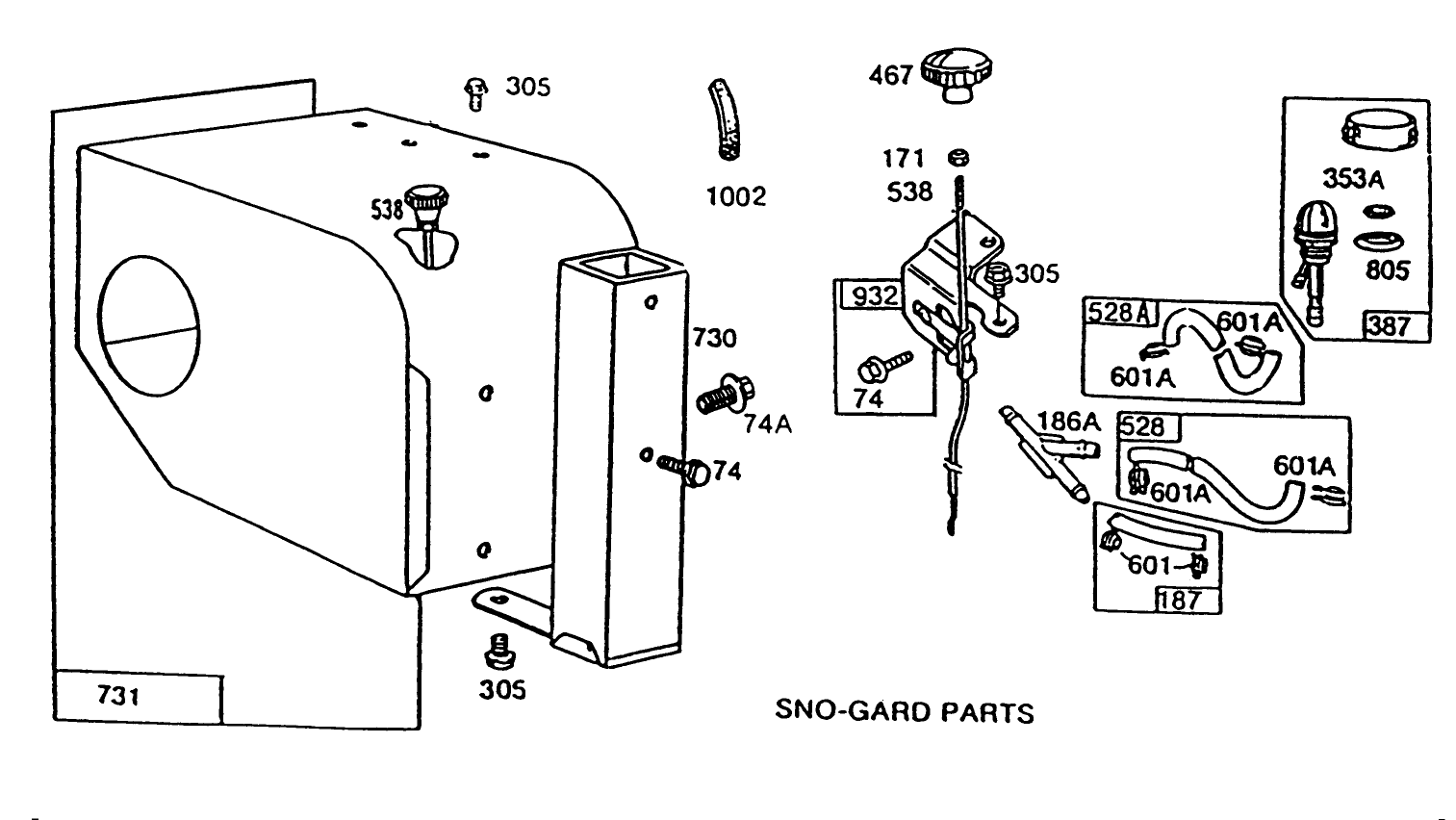 Engine Briggs & Stratton Model 190406 Type 3104-01 (continued)