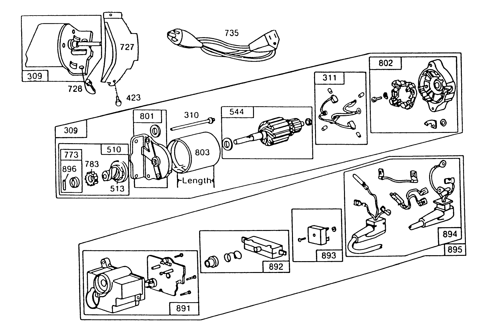 120v Electric Starter Motor No. 37-4630 (optional)