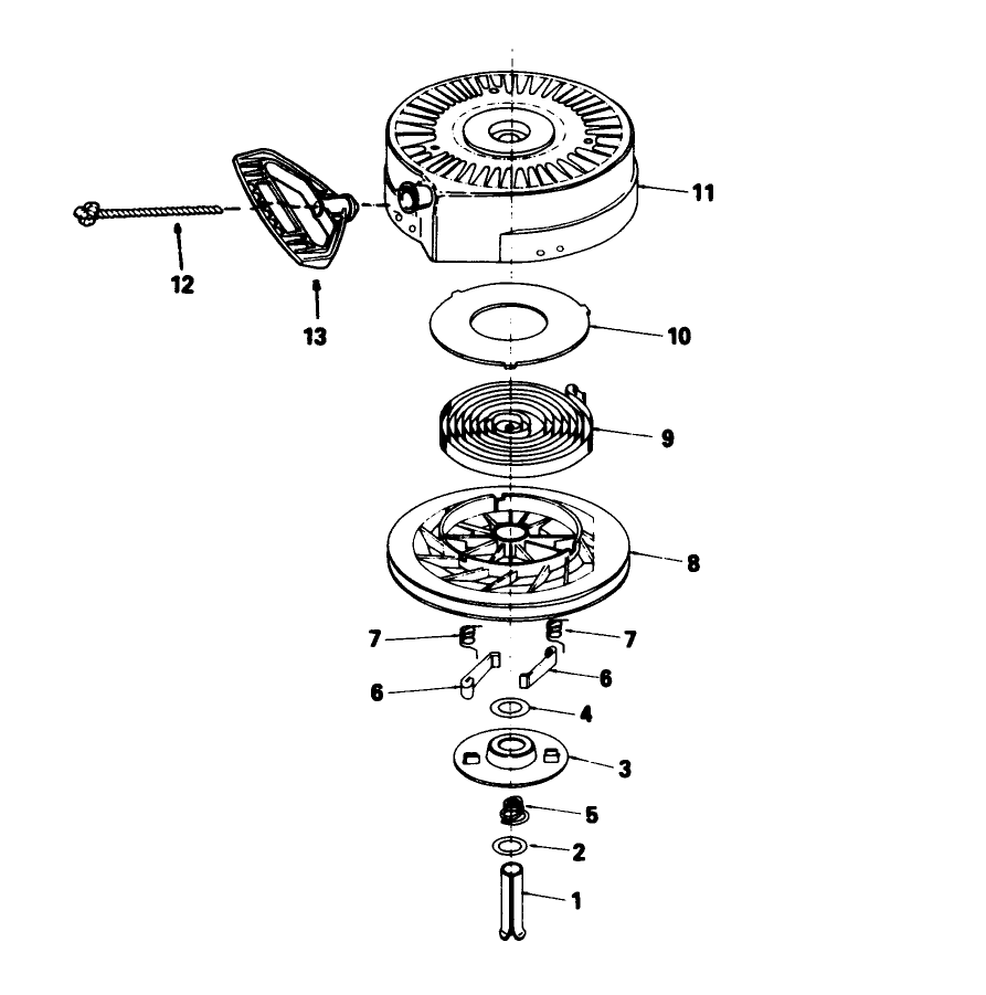 Rewind Starter No. 590646