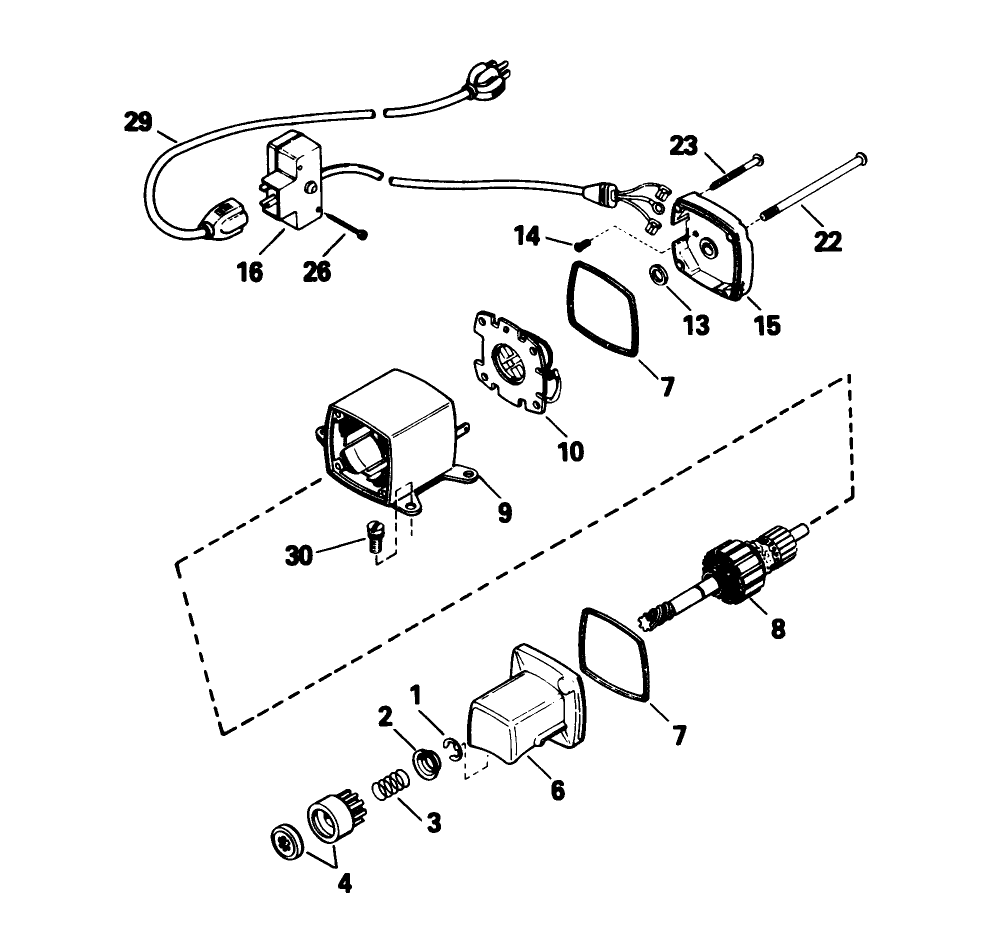 Electric Starter Motor Kit No. 23-3790
