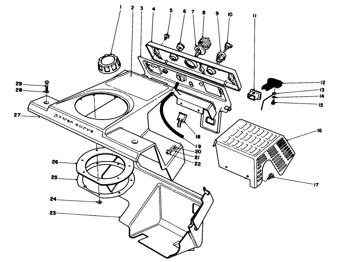Control Panel & Shrouding Assembly