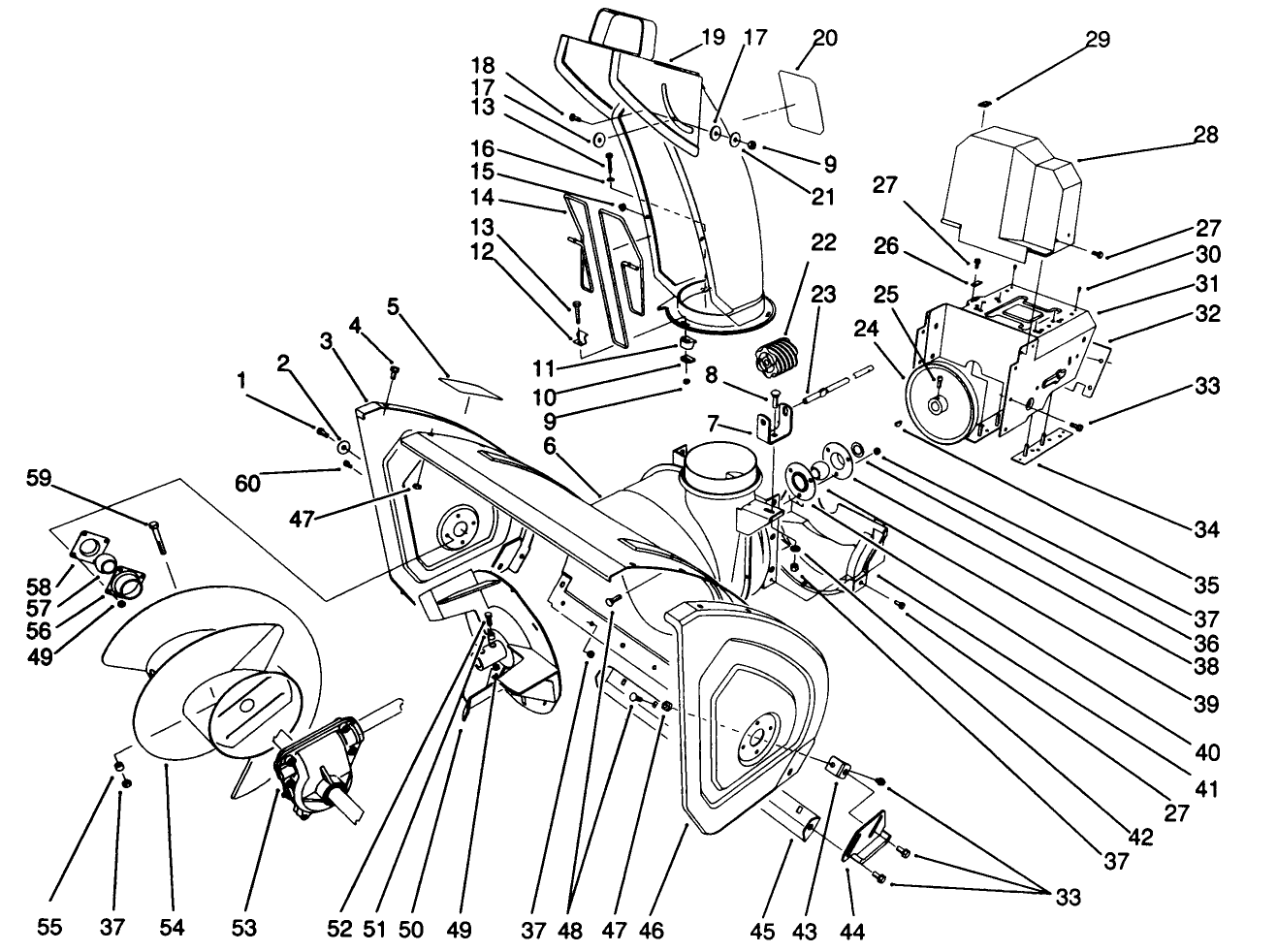 Housing & Chute Assembly