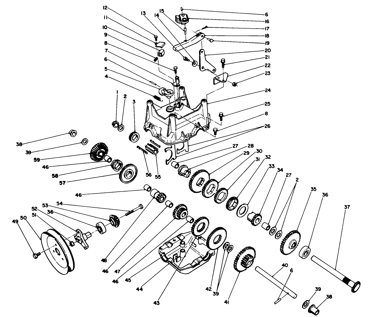 Transmission Assembly No. 66-8030