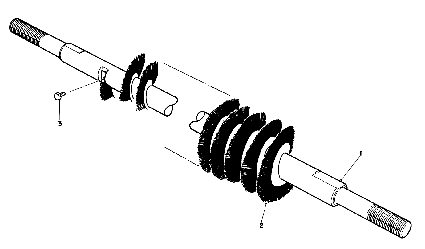 Brush-Groomer Assy. Part No. 65-8330 (optional)