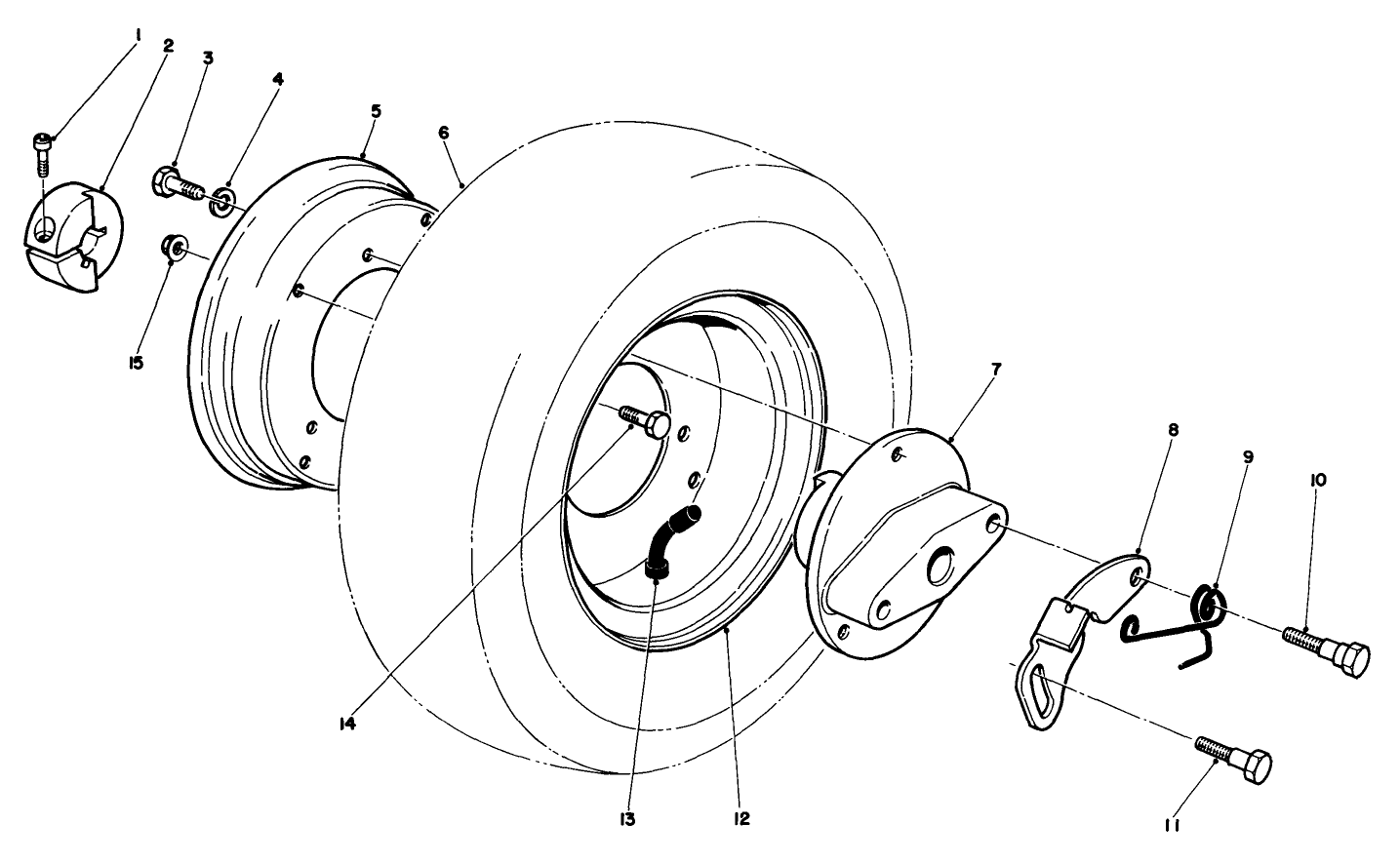 Transport Wheel Assembly Wheel & Kickstand Kit Model No 04120 (optional)