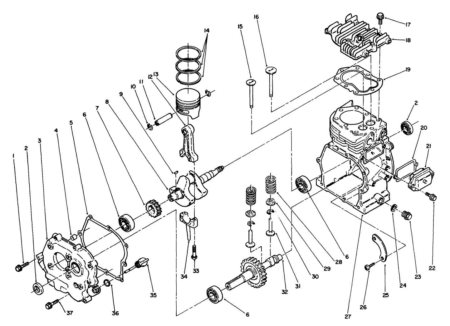 Engine Assembly Kawasaki Model No. Fg150g-Cs00