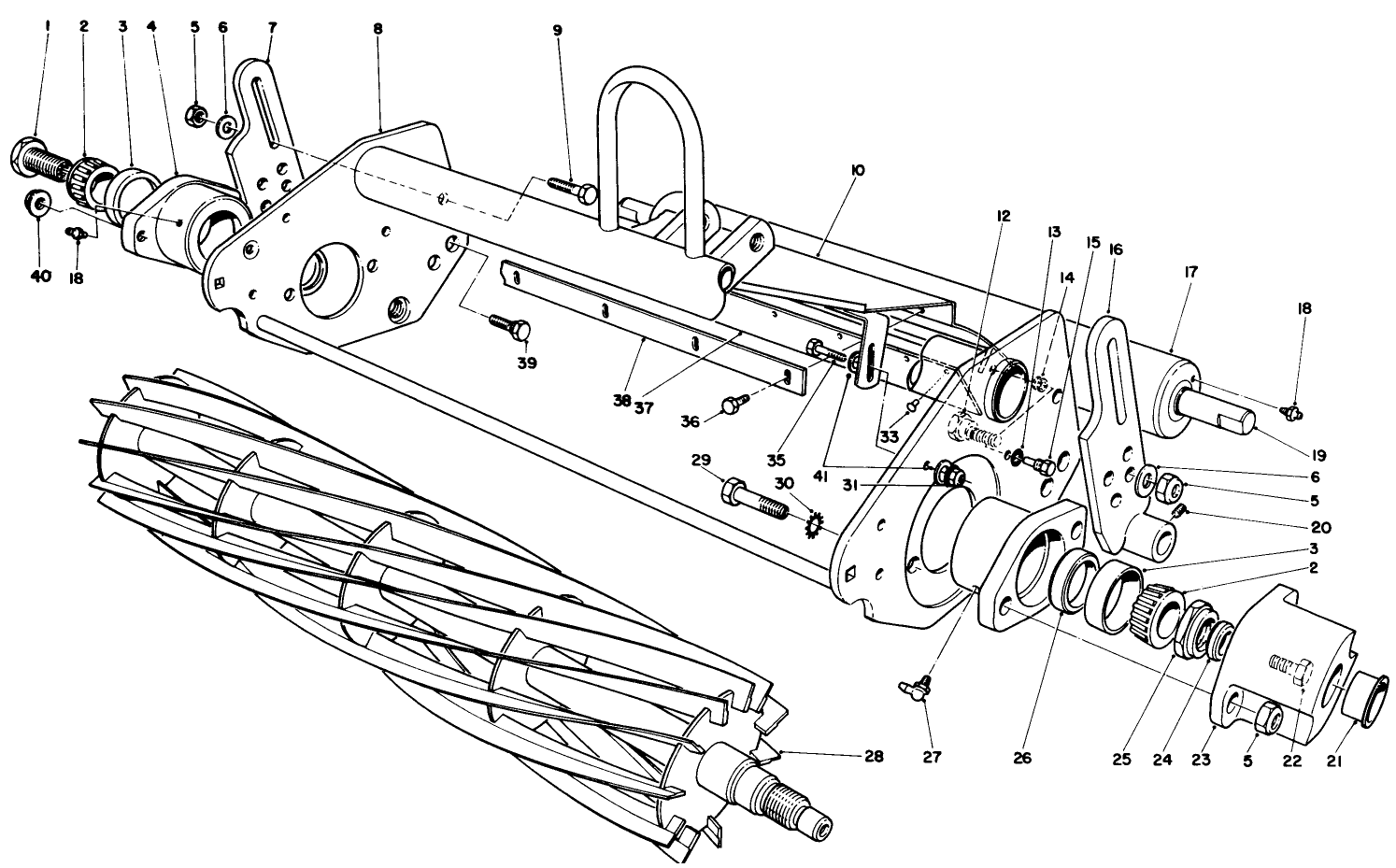 Cutting Unit Model No. 04450 (11 Blade) Cutting Unit Model No. 04468 (8 Blade)