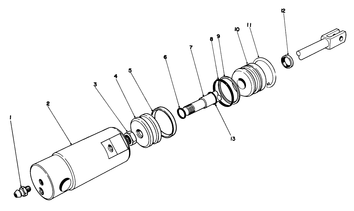 Front Hydraulic Cylinder No. 72-9720