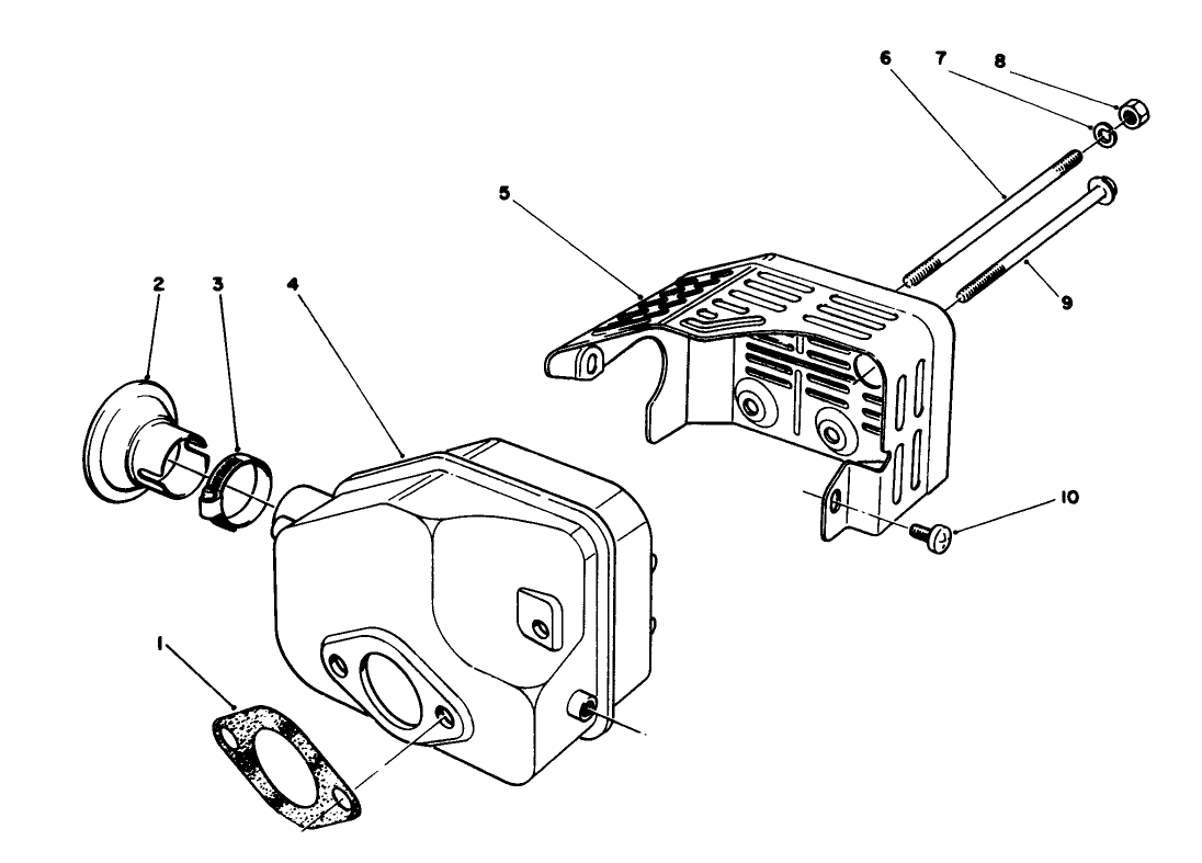 Muffler Assembly (model No. 47plo-1)