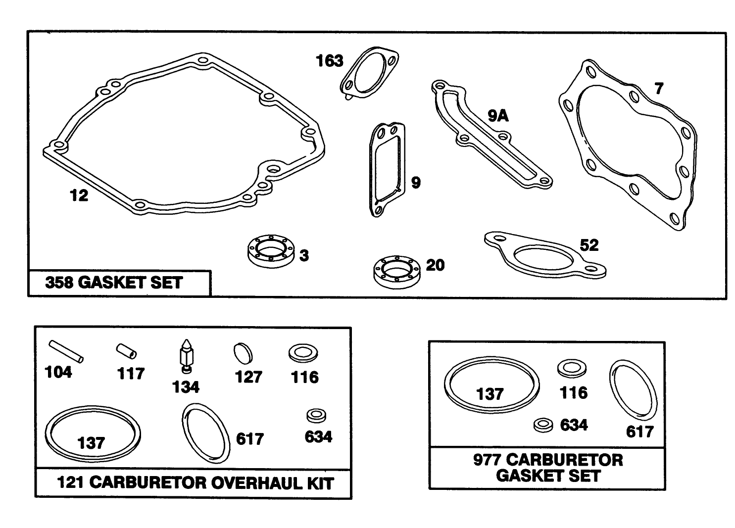 Engine Riggs & Stratton Model 124702-3115-01