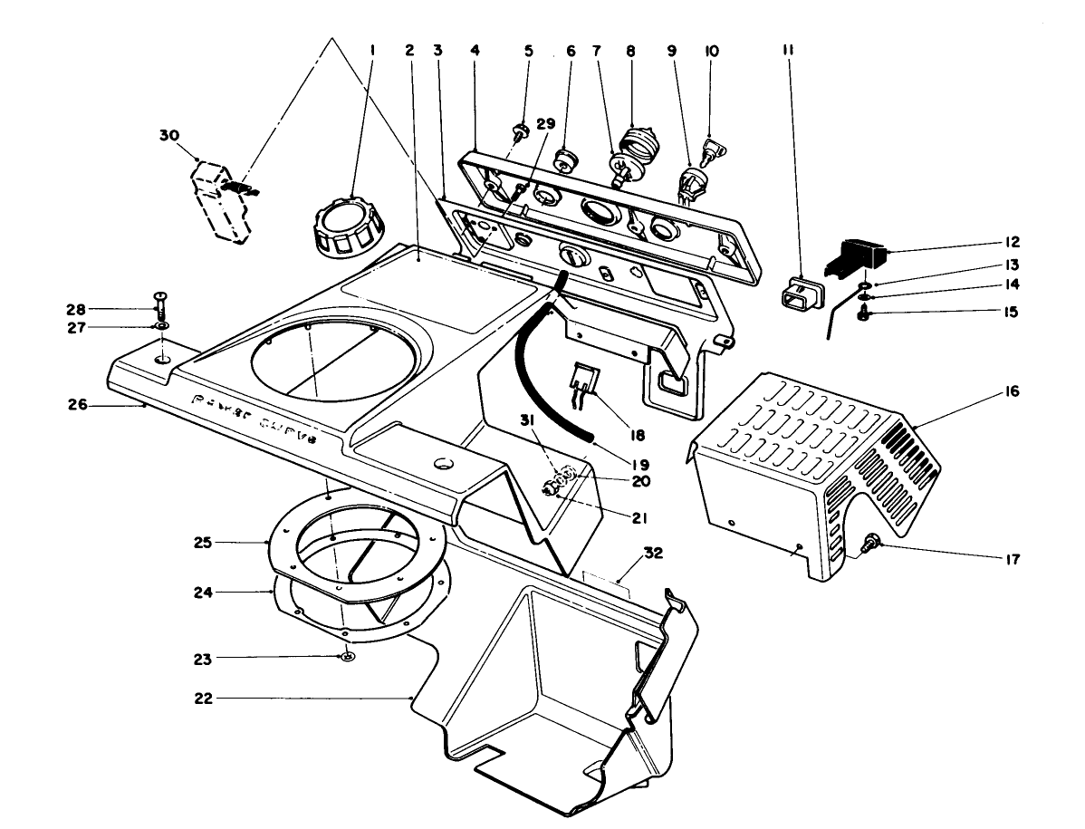 Control Panel & Shrouding Assembly