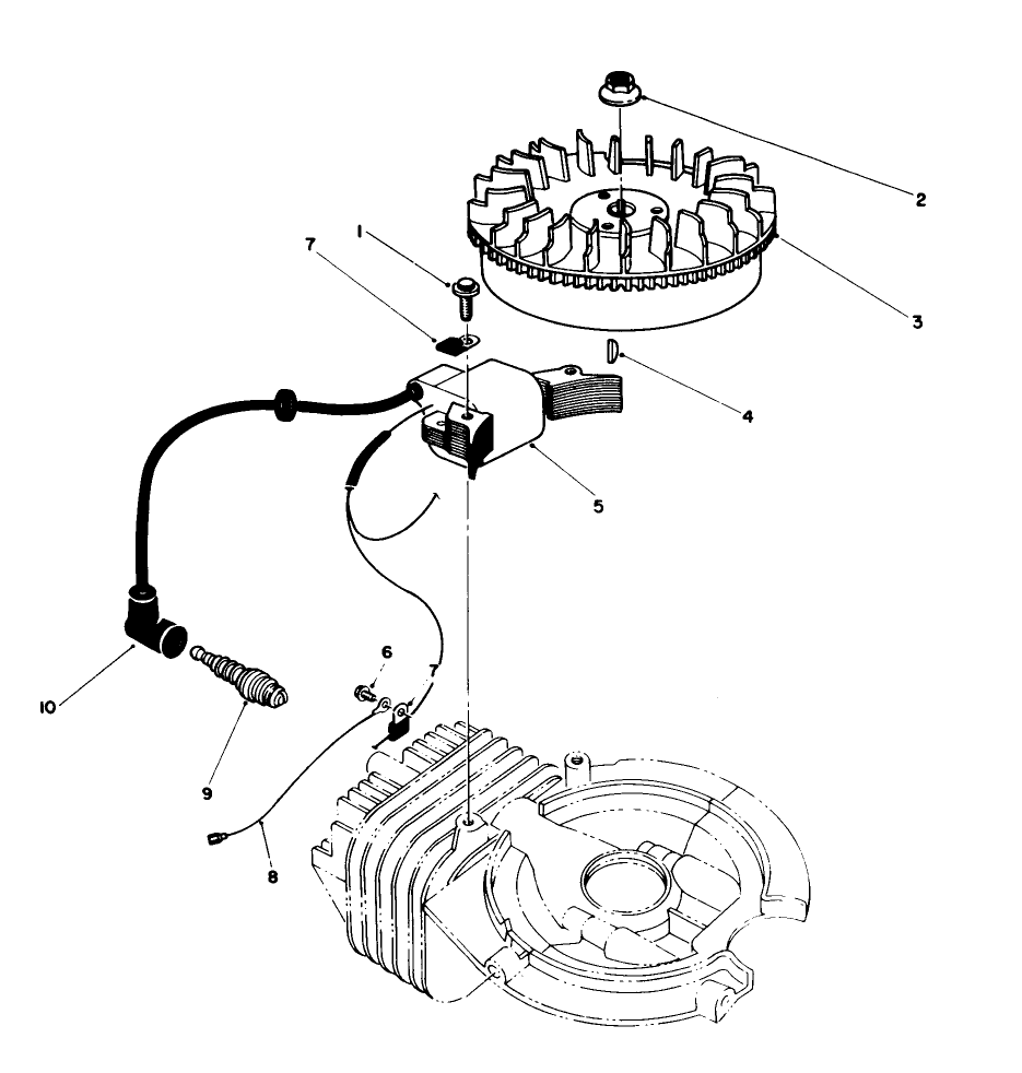 Flywheel & Magneto Assembly (engine Model No. 47ph7-5, 47pk9-5 & 47pl0-5)